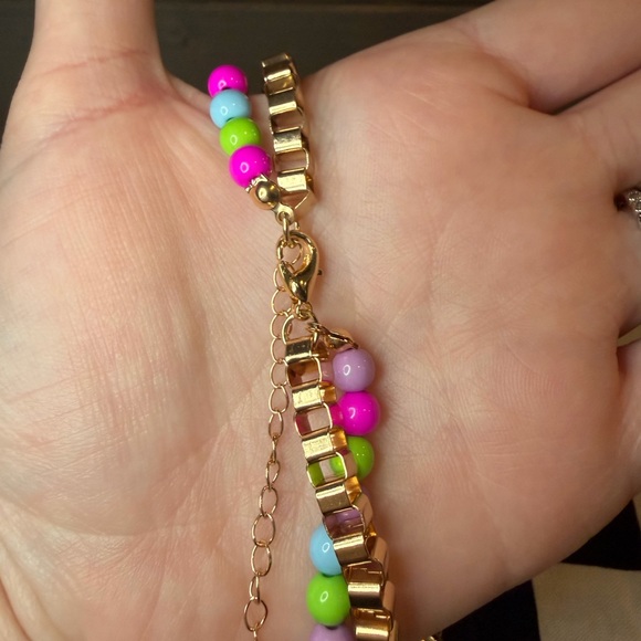 Y2K Style Layered Necklace - Picture 4 of 5